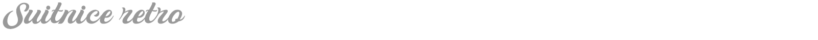Suitnice Retro font preview